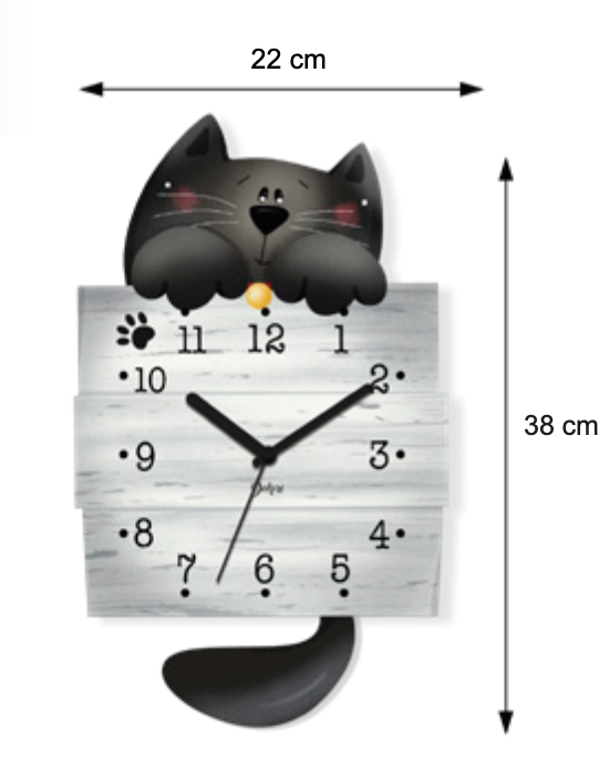 Reloj gato negro hotsell