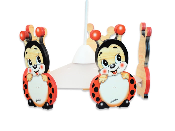 Ladybug hanging lamp