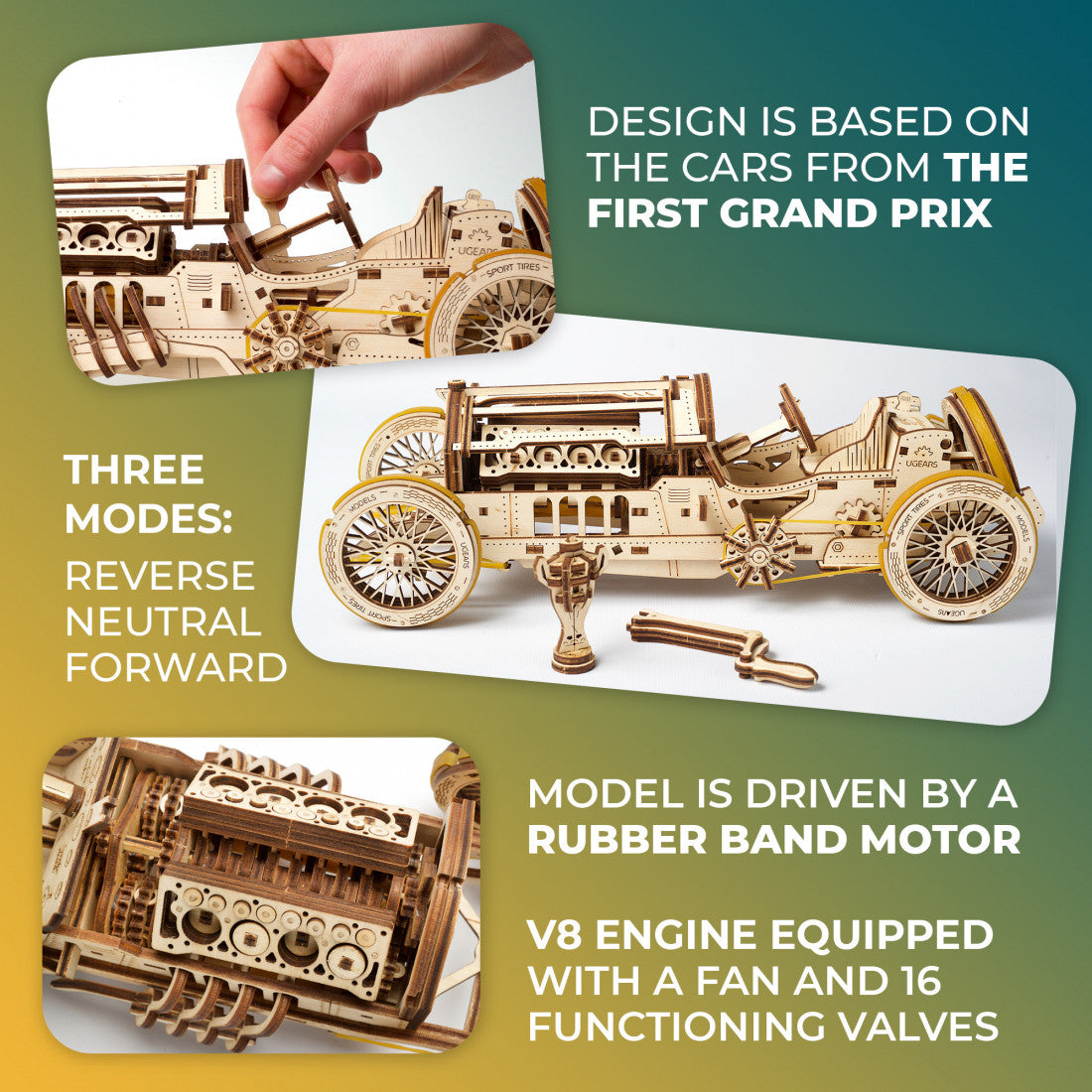 Grand prix car model
