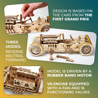 Grand prix car model