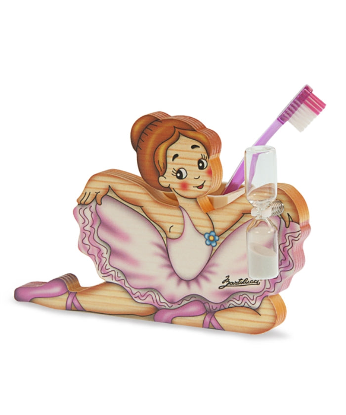 Ballerina toothbrush holder