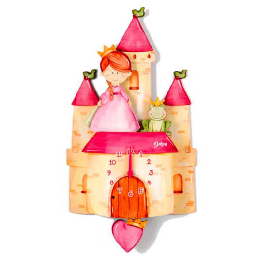 Large Princess Castle Clock